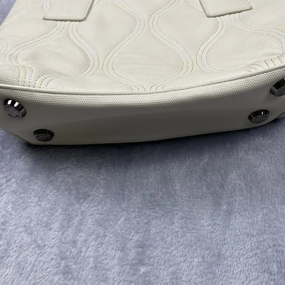 Lug Alto Matte Luxe Bag Purse Pebble IcePop Travel Carry On Handbag Tote Ivory